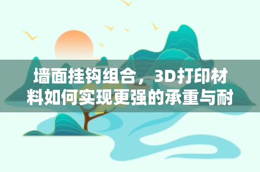 墙面挂钩组合，3D打印材料如何实现更强的承重与耐用性？