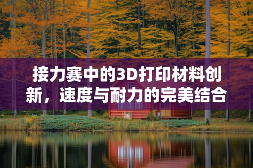 接力赛中的3D打印材料创新，速度与耐力的完美结合